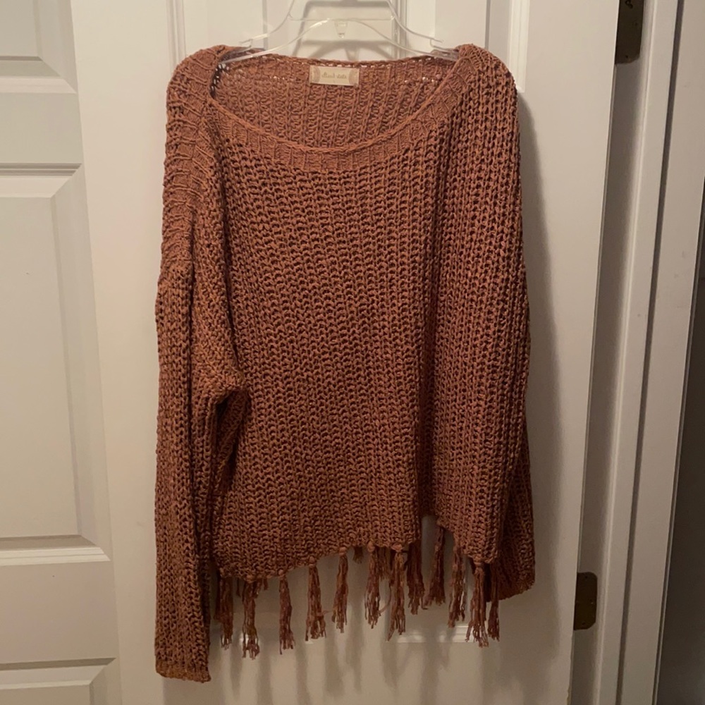 Altar’d State Sweater Brown Size L